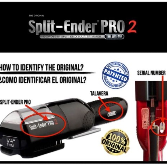 Split Ender PRO2 - Refurbished Repair Split End Fast & Easy Women Hair Trimmer - Picture 5 of 6